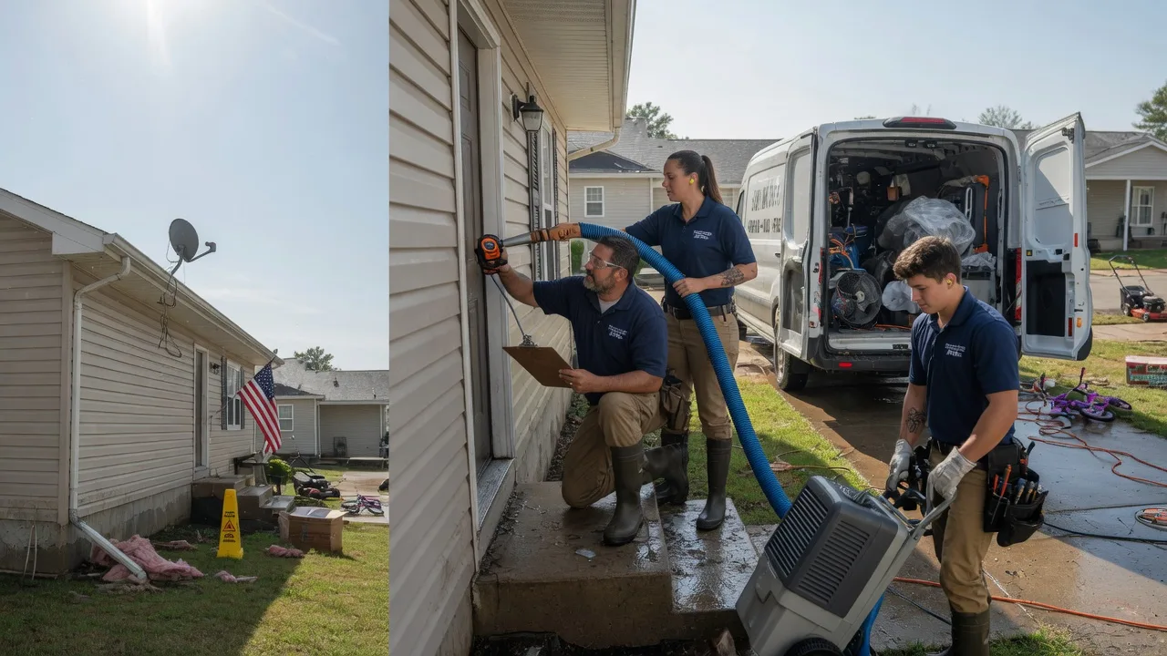 Ceiling Water Damage Restoration in Caulfield, MO near me